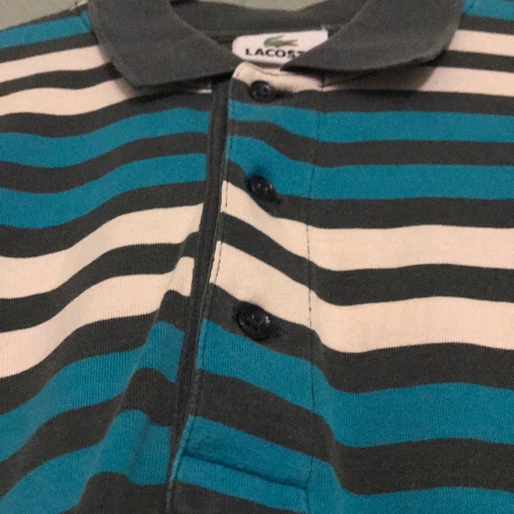 Striped Lacoste polo - Picture 4 of 4